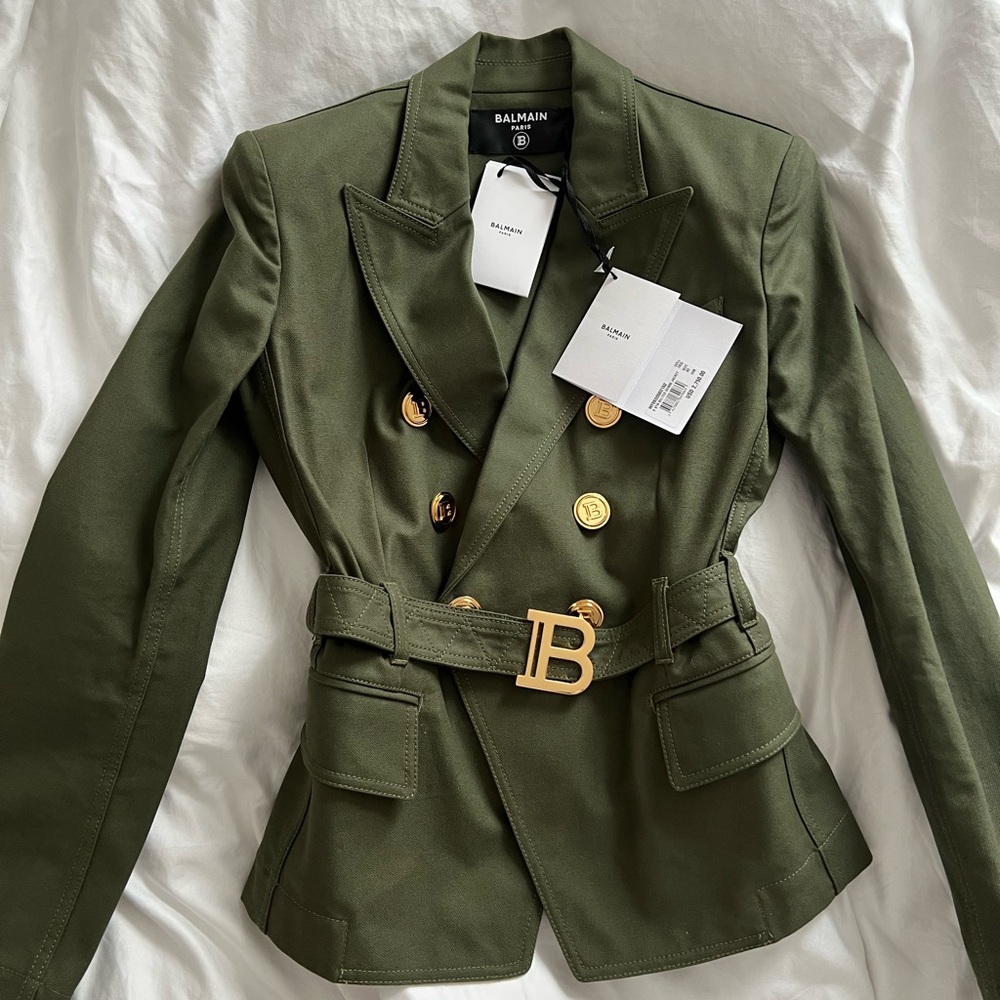 Balmain Green Jacket Size 40/ S